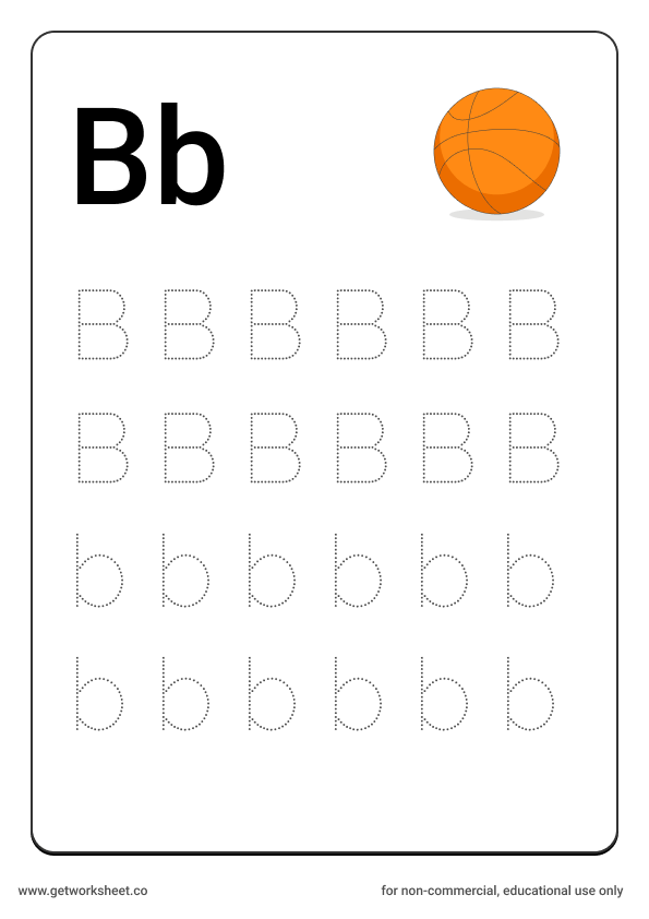 Letter b worksheet
